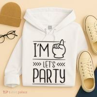 I'm One Years Old Let's Party Birthday Hoodie thumb 4
