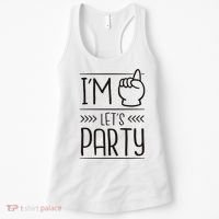 I'm One Years Old Let's Party Birthday Women's Tank Top thumb 0