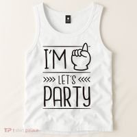 I'm One Years Old Let's Party Birthday Tank Top thumb 2