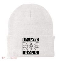 I Played 6 On 6 The Original Basketball In Iowa Beanie thumb 0