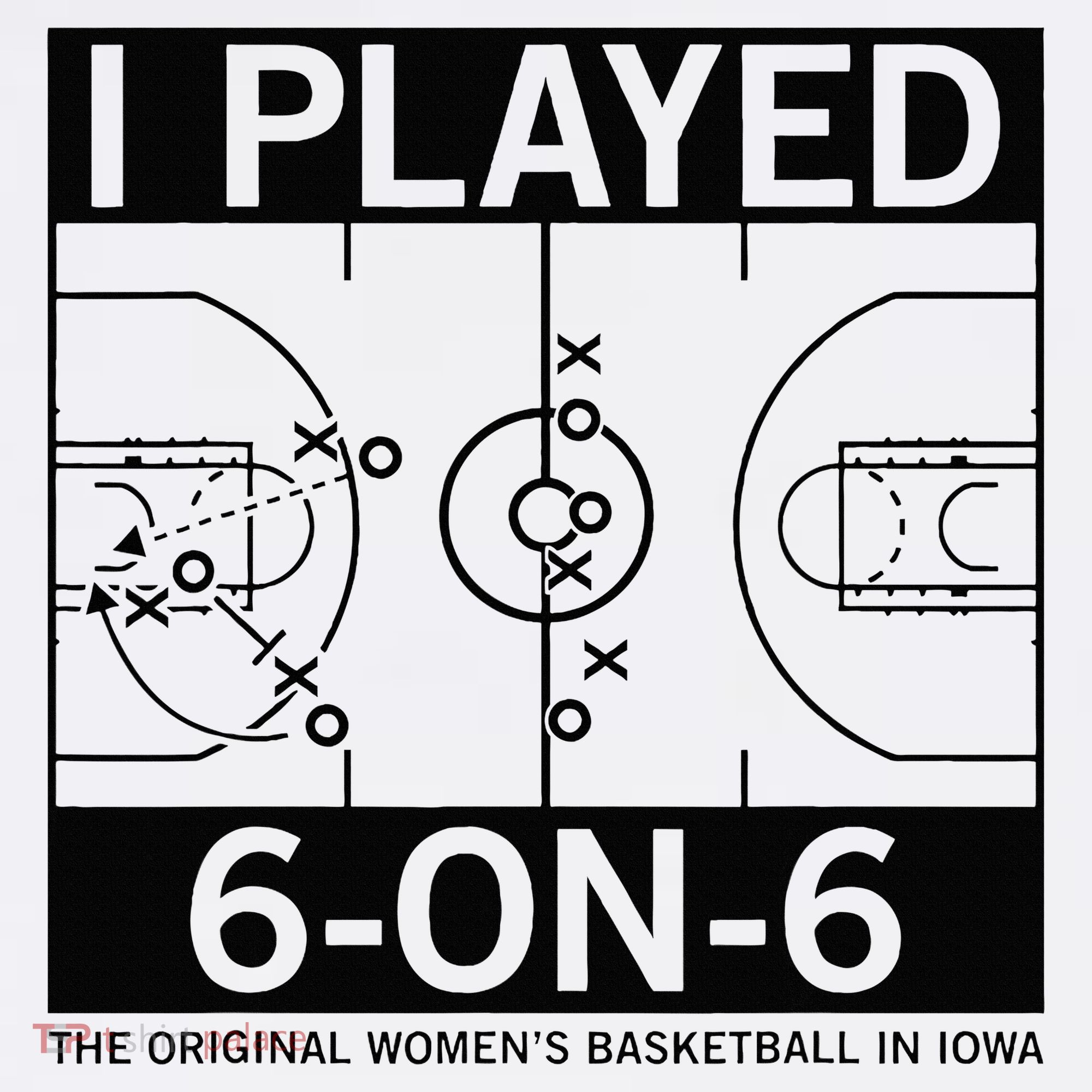 I Played 6 On 6 The Original Basketball In Iowa Women's Tank Top