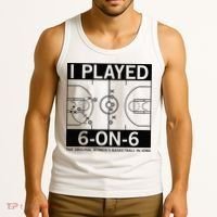 I Played 6 On 6 The Original Basketball In Iowa Tank Top thumb 3
