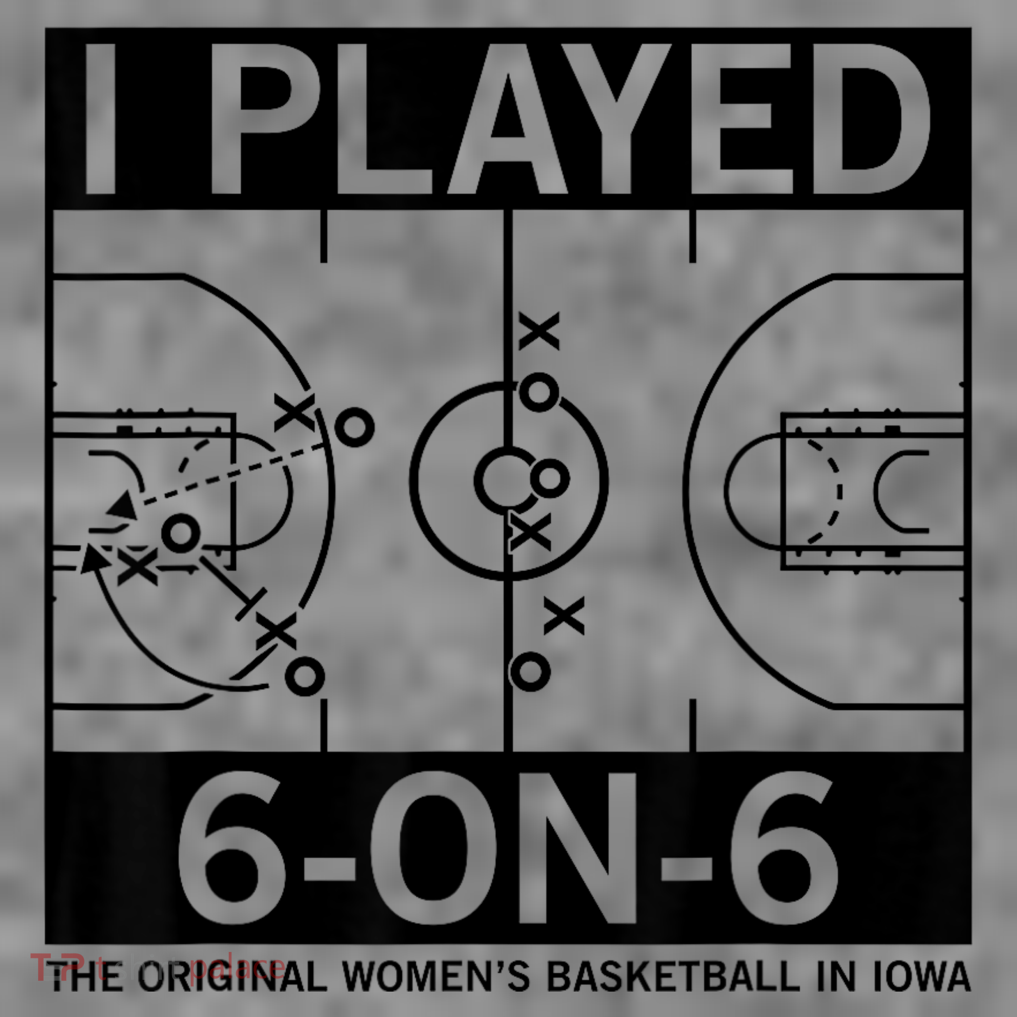 I Played 6 On 6 The Original Basketball In Iowa Toddler Hoodie