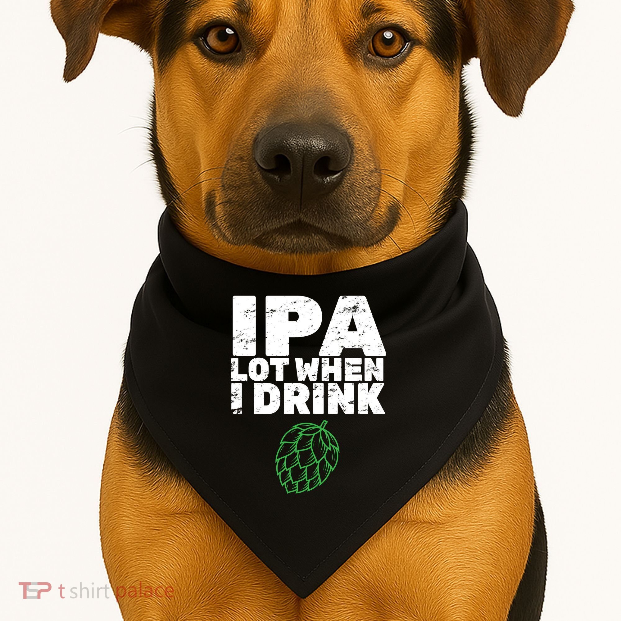 IPA lot when I drink USA-Made Doggie Bandana