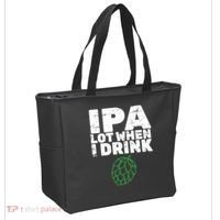 IPA lot when I drink Tote Bag thumb 2