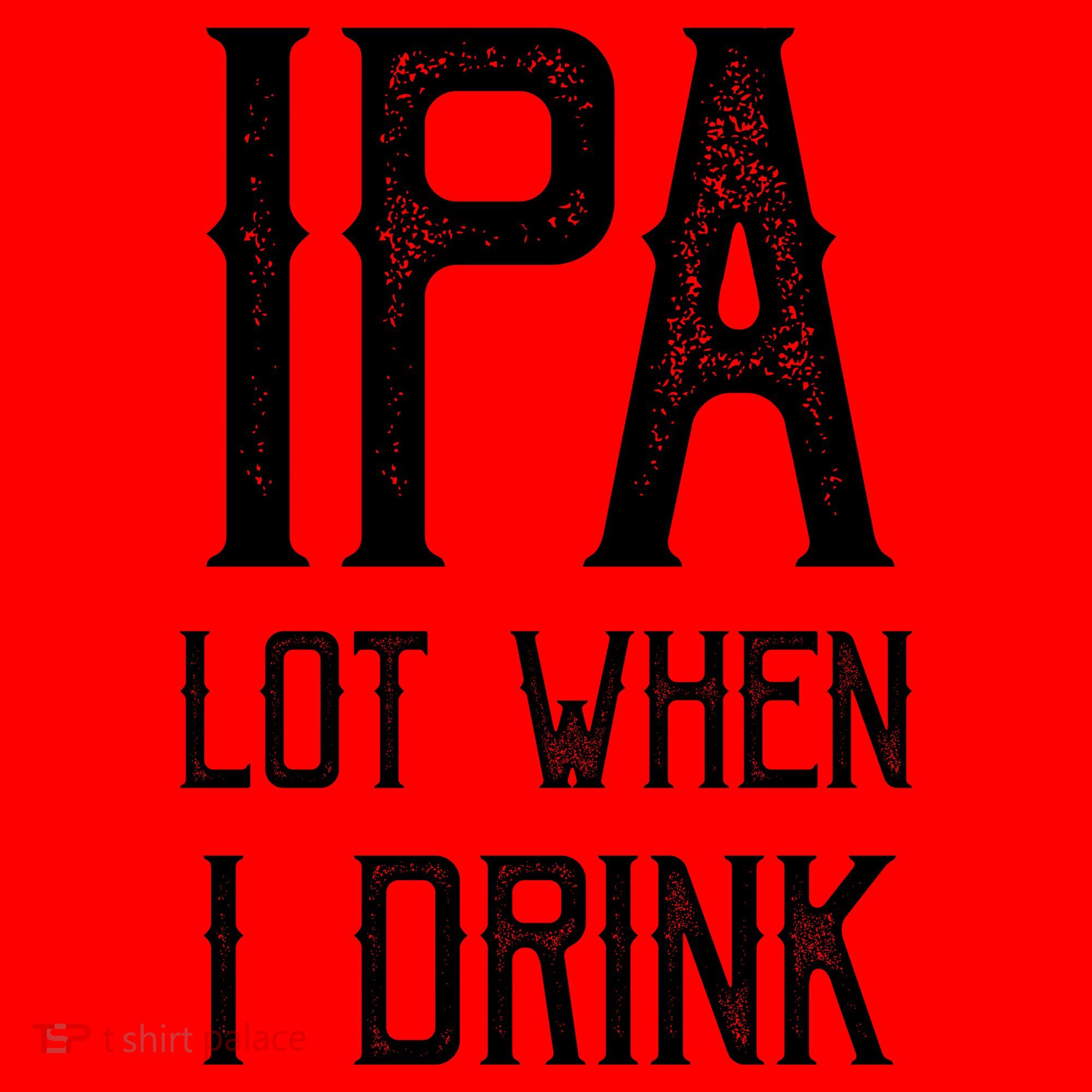 IPA Lot When I Drink1 Santa Hat