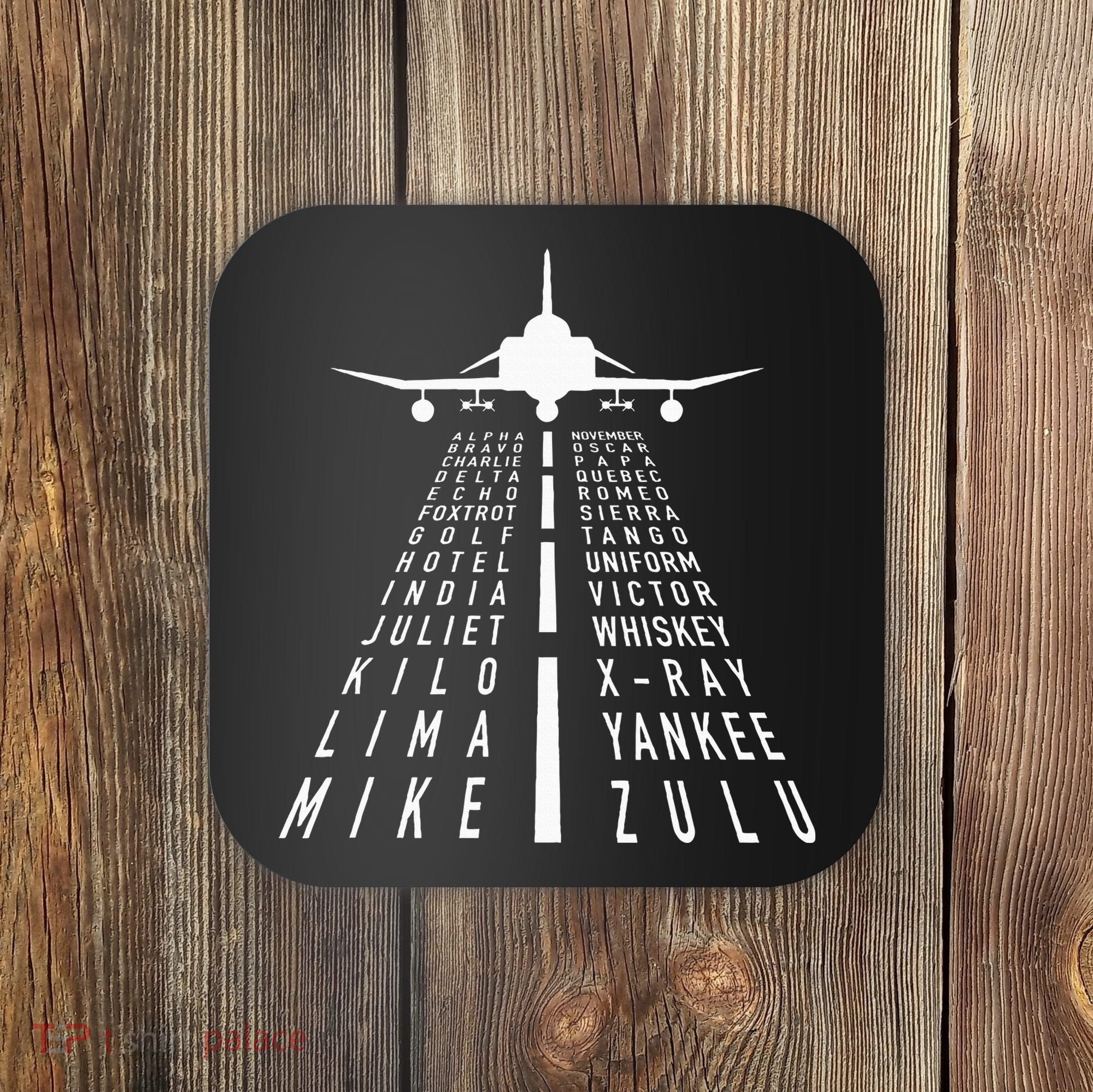 International Phonetic Alphabet With F4 Phantom Ii Coaster