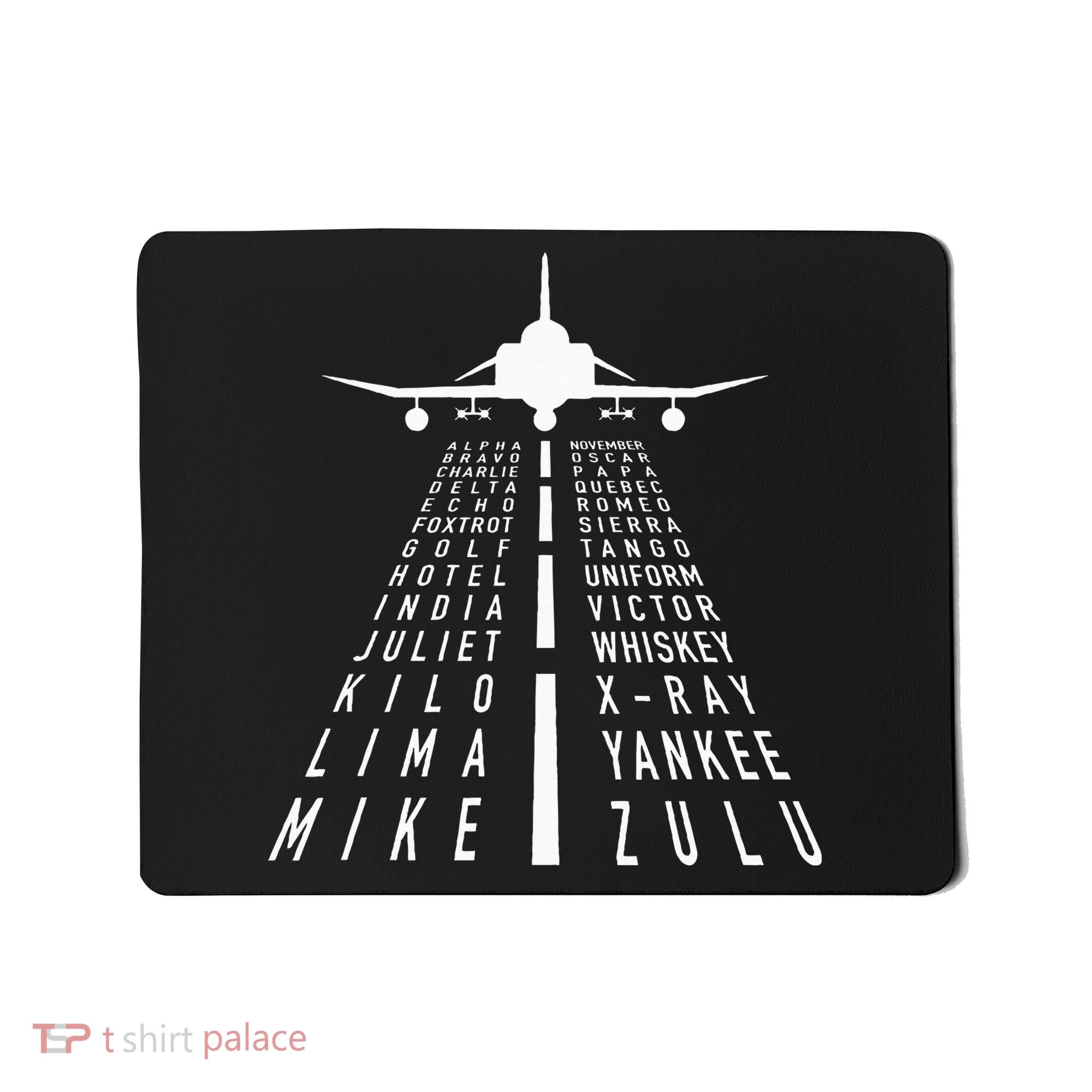 International Phonetic Alphabet With F4 Phantom Ii Mousepad