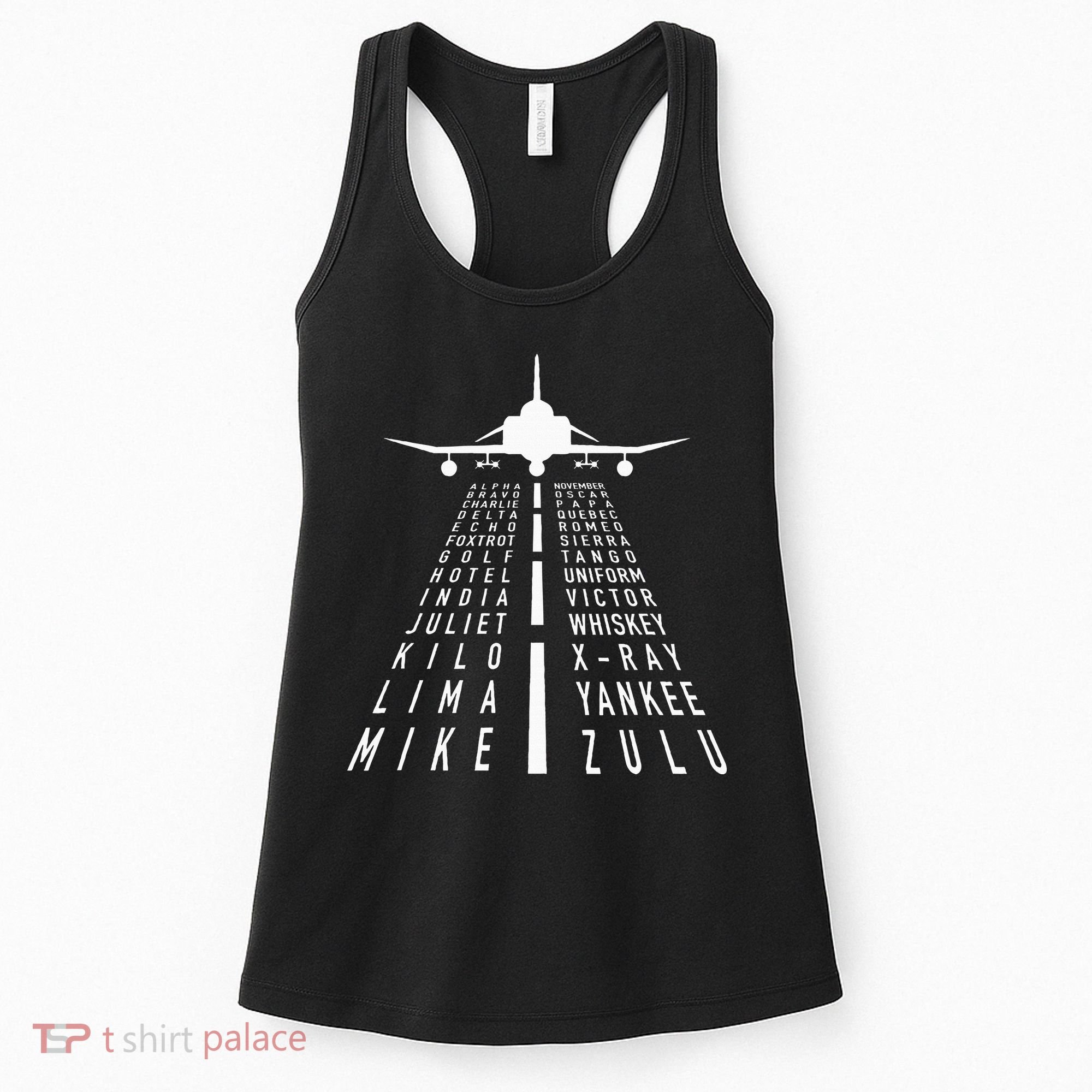 International Phonetic Alphabet With F4 Phantom Ii Women's Tank Top