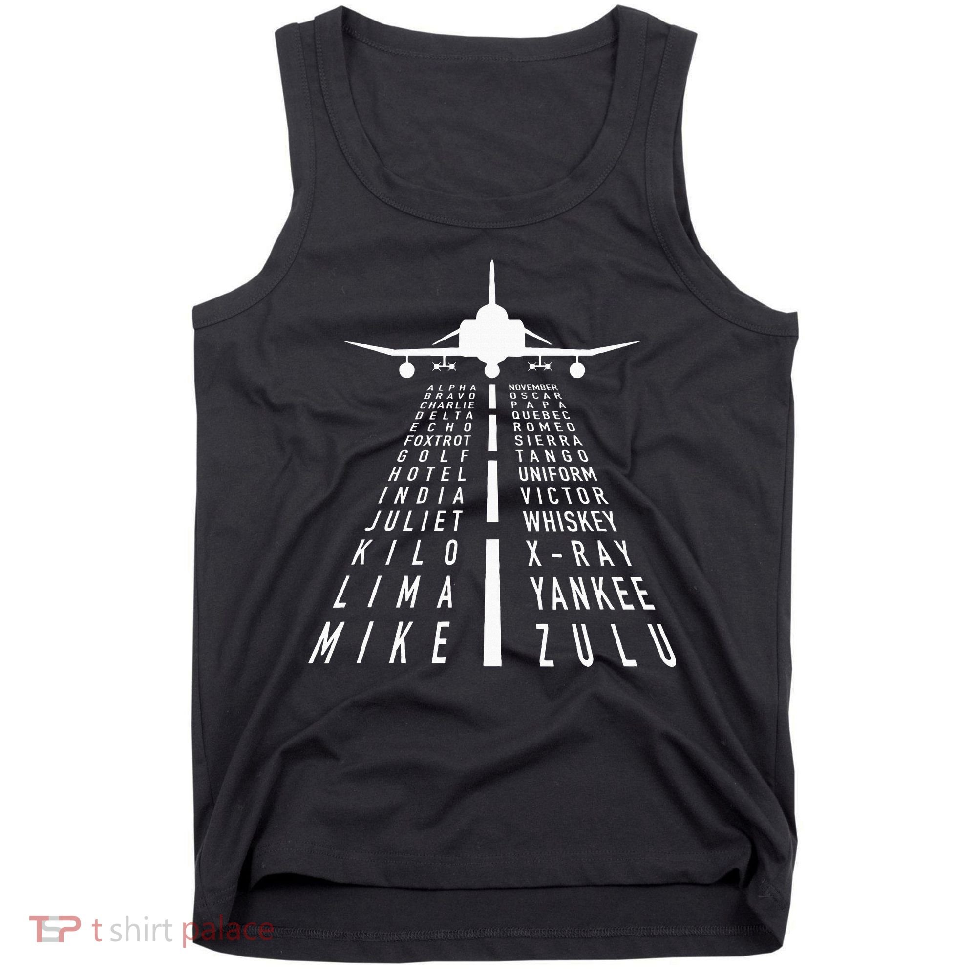 International Phonetic Alphabet With F4 Phantom Ii Tank Top