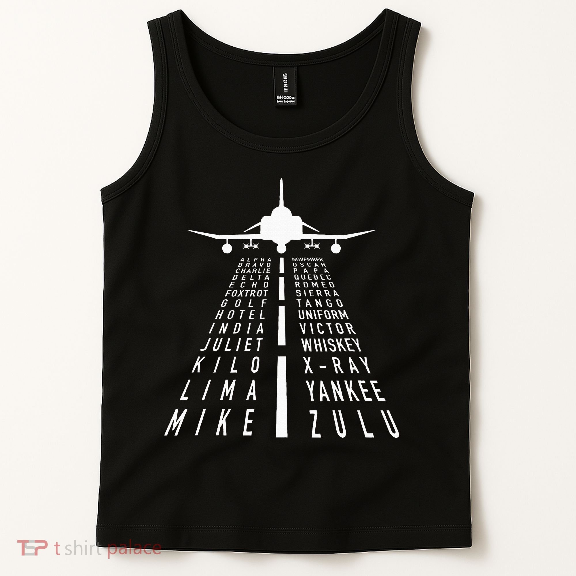 International Phonetic Alphabet With F4 Phantom Ii Tank Top