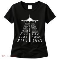 International Phonetic Alphabet With F4 Phantom Ii Women's T-Shirt thumb 0