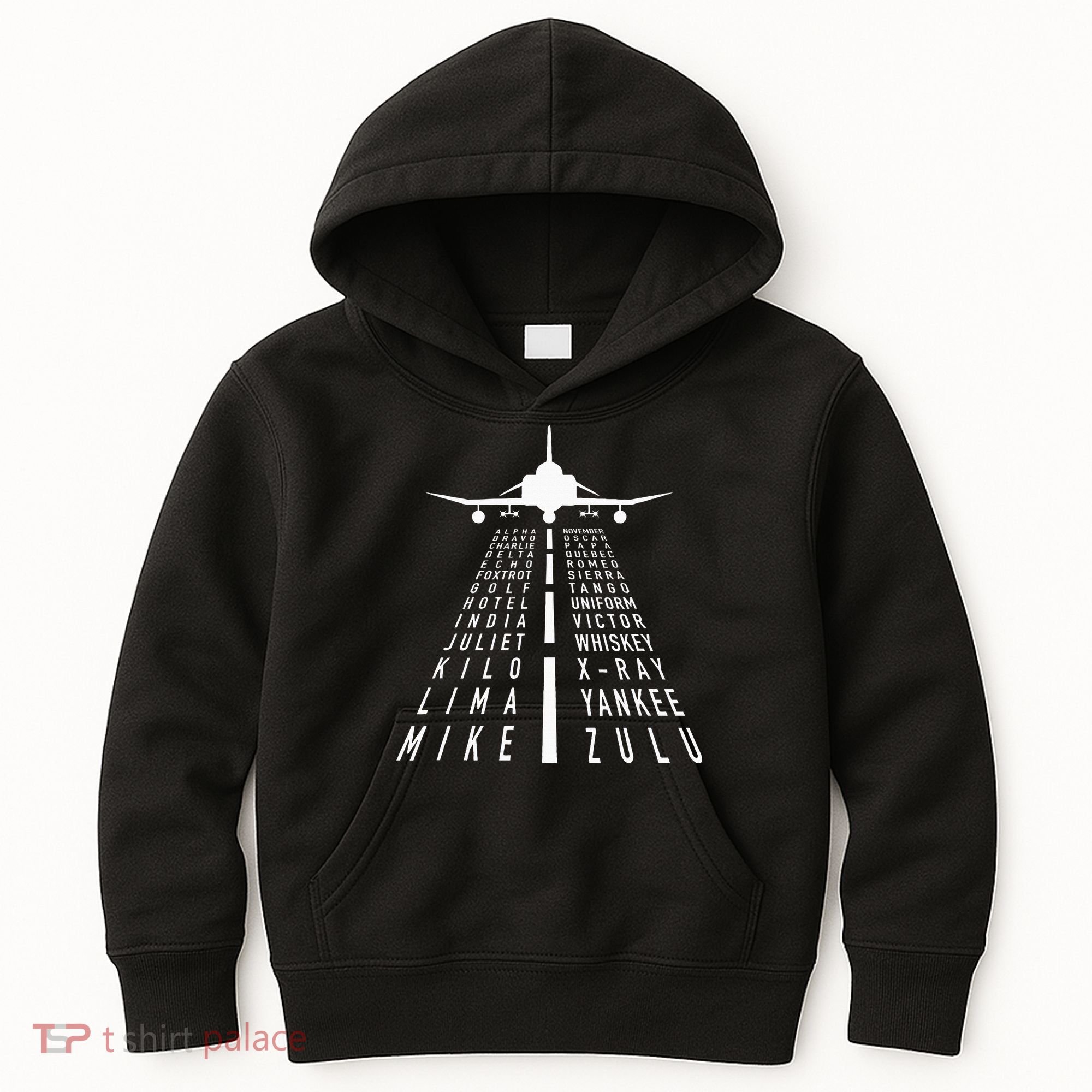 International Phonetic Alphabet With F4 Phantom Ii Kids Hoodie