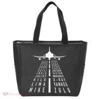 International Phonetic Alphabet With F4 Phantom Ii Tote Bag thumb 0