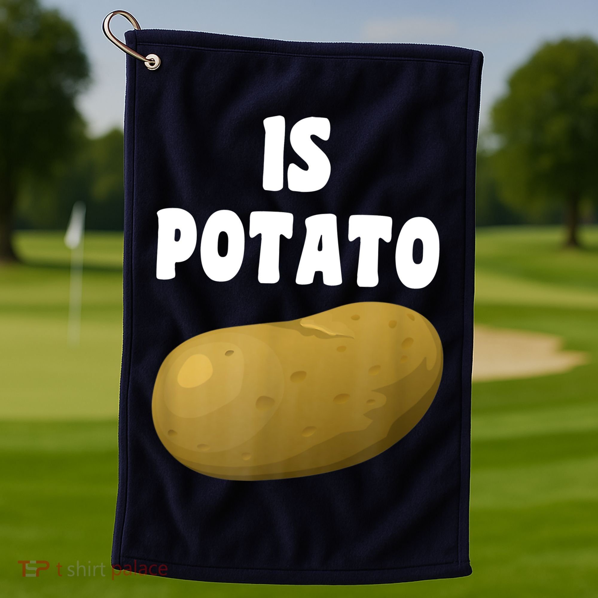 Is Potato As Seen On Late Night Television Golf Towel