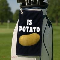 Is Potato As Seen On Late Night Television Golf Towel thumb 2