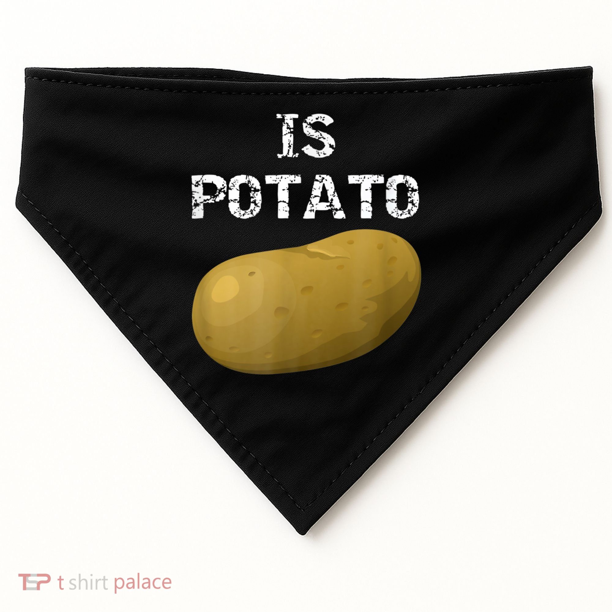 Is Potato As Seen On Late Night Television USA-Made Doggie Bandana