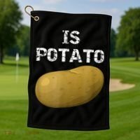 Is Potato As Seen On Late Night Television Golf Towel thumb 1