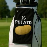 Is Potato As Seen On Late Night Television Golf Towel thumb 2