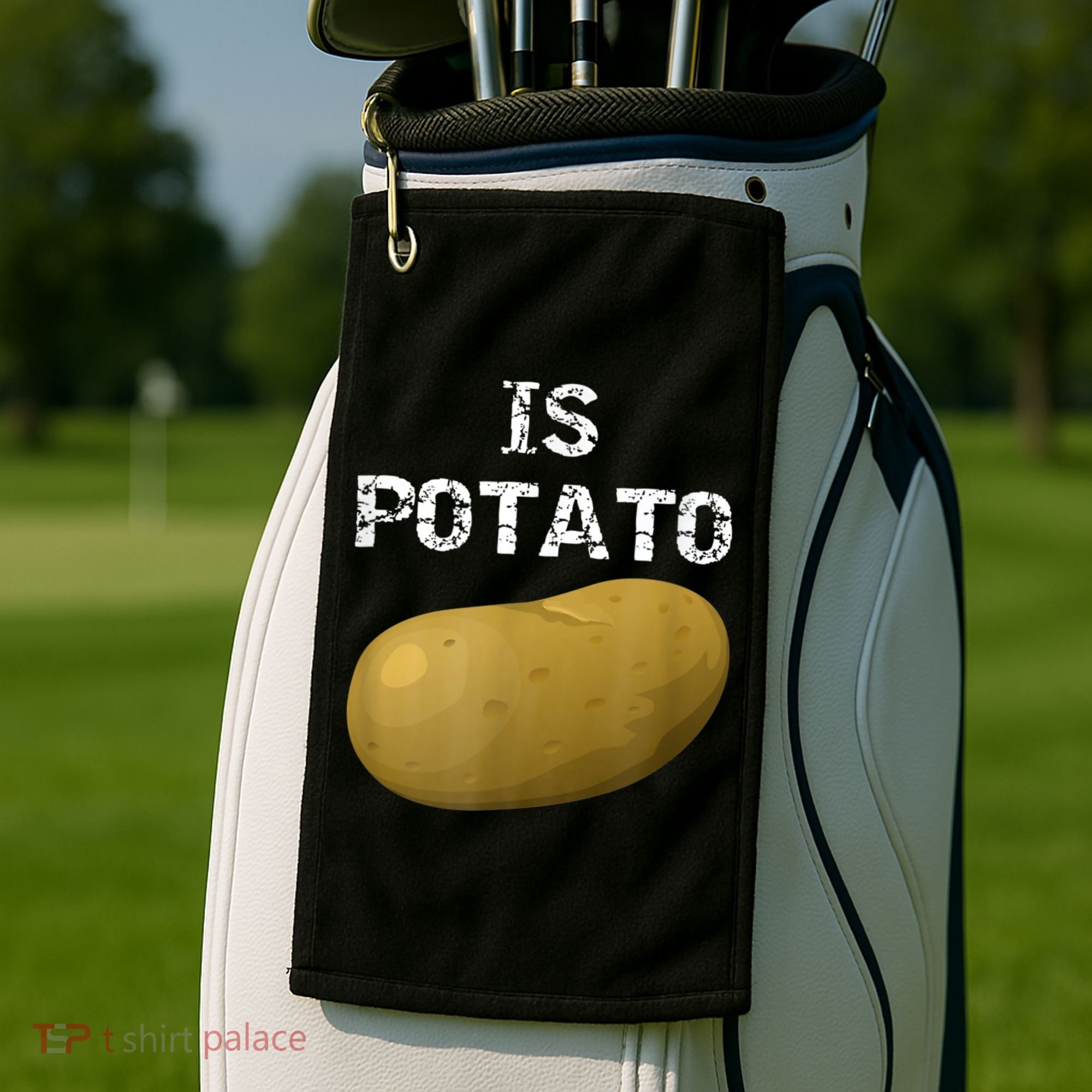 Is Potato As Seen On Late Night Television Golf Towel
