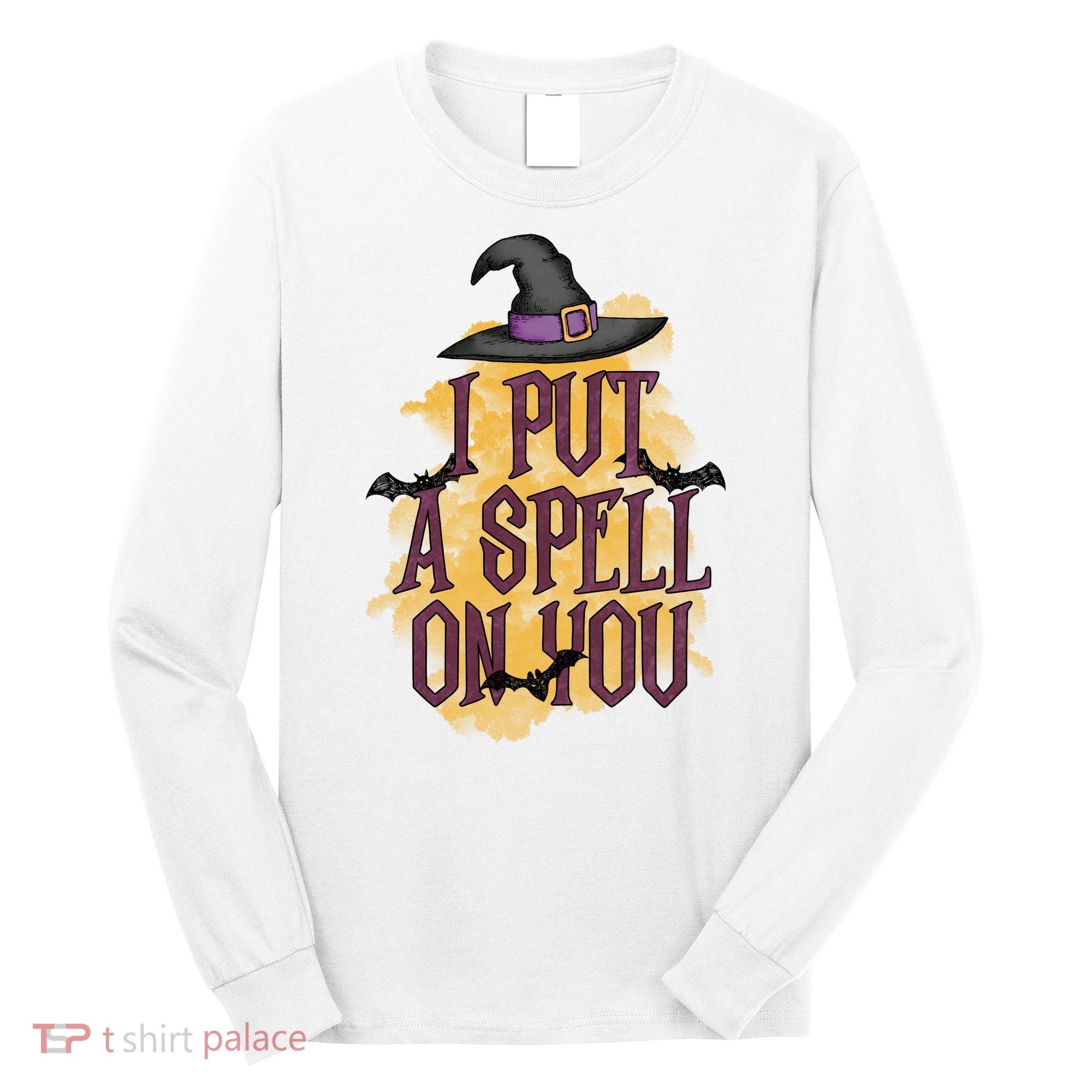 I Put A Spell On You Gift For Halloween Day Long Sleeve Shirt