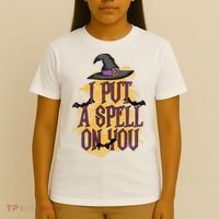 I Put A Spell On You Gift For Halloween Day T-Shirt thumb 4