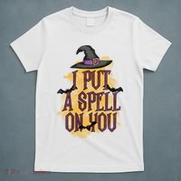 I Put A Spell On You Gift For Halloween Day T-Shirt thumb 5