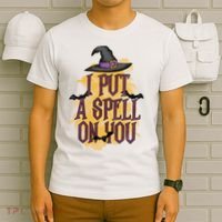I Put A Spell On You Gift For Halloween Day T-Shirt thumb 6