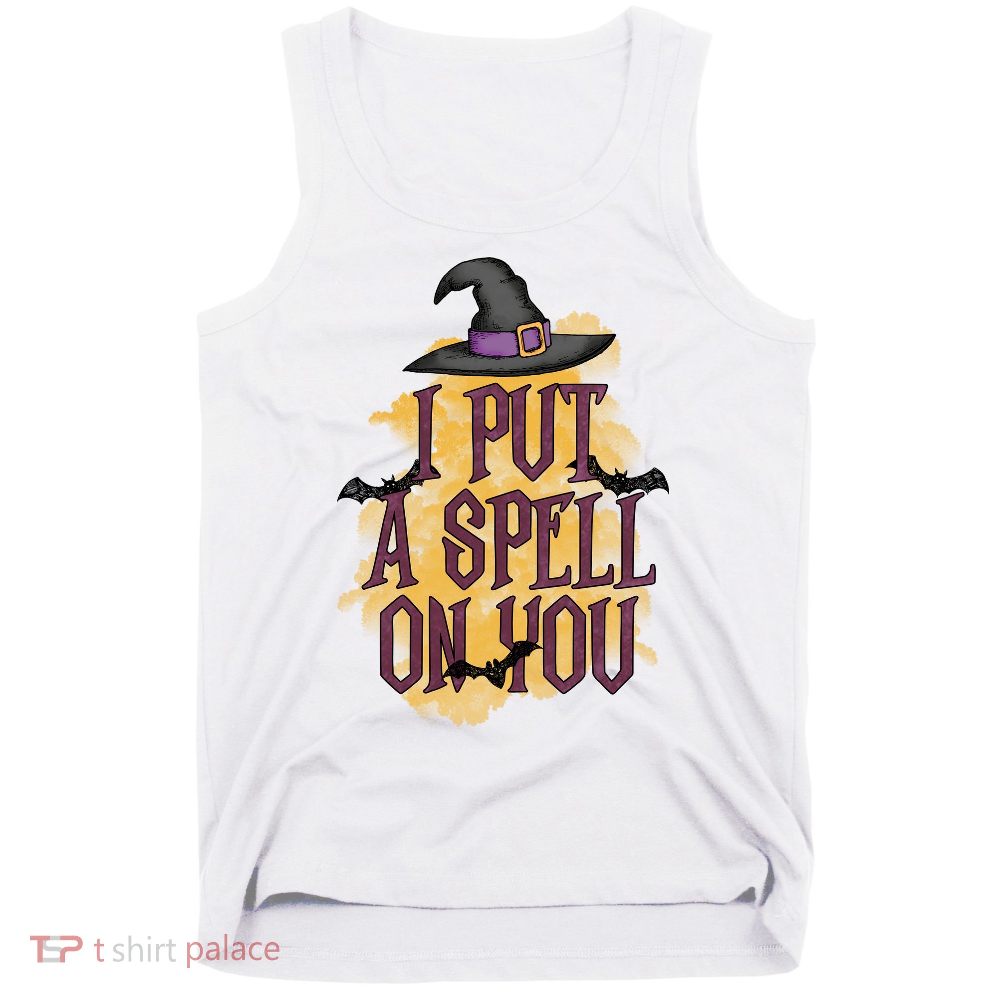 I Put A Spell On You Gift For Halloween Day Tank Top