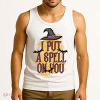 I Put A Spell On You Gift For Halloween Day Tank Top thumb 3