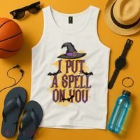 I Put A Spell On You Gift For Halloween Day Tank Top thumb 4