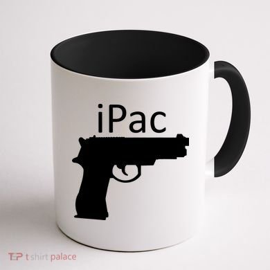 iPac Pack Gun Coffee Mug back