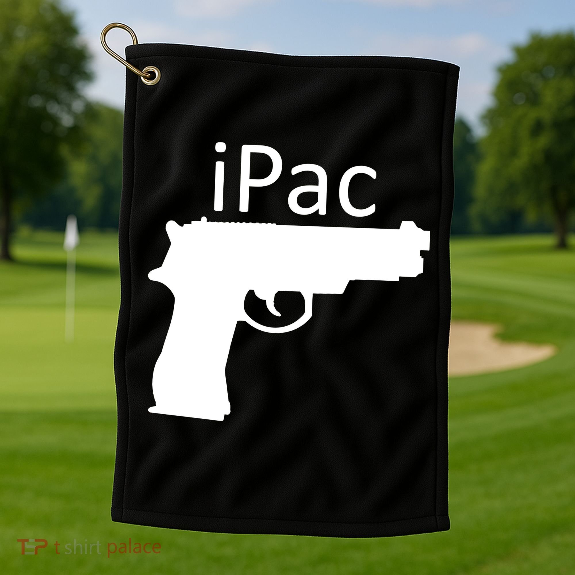iPac Pack Gun Golf Towel