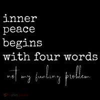 Inner Peace Begins With Four Words Backpack thumb 2