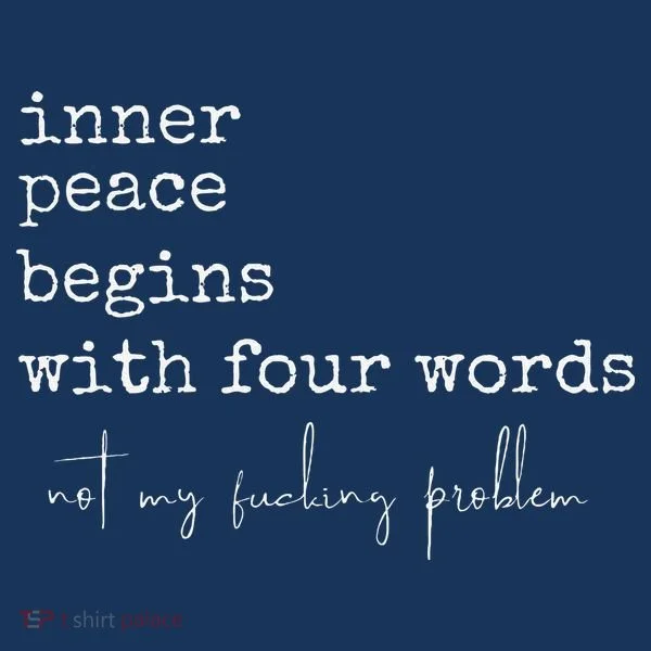 Inner Peace Begins With Four Words Bucket Hat