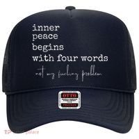 Inner Peace Begins With Four Words Hat thumb 0