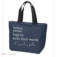 Inner Peace Begins With Four Words Tote Bag thumb 3