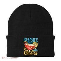 Island Party Beach Bachelorette Gift Beaches Booze And Besties Meaningful Gift Beanie thumb 0