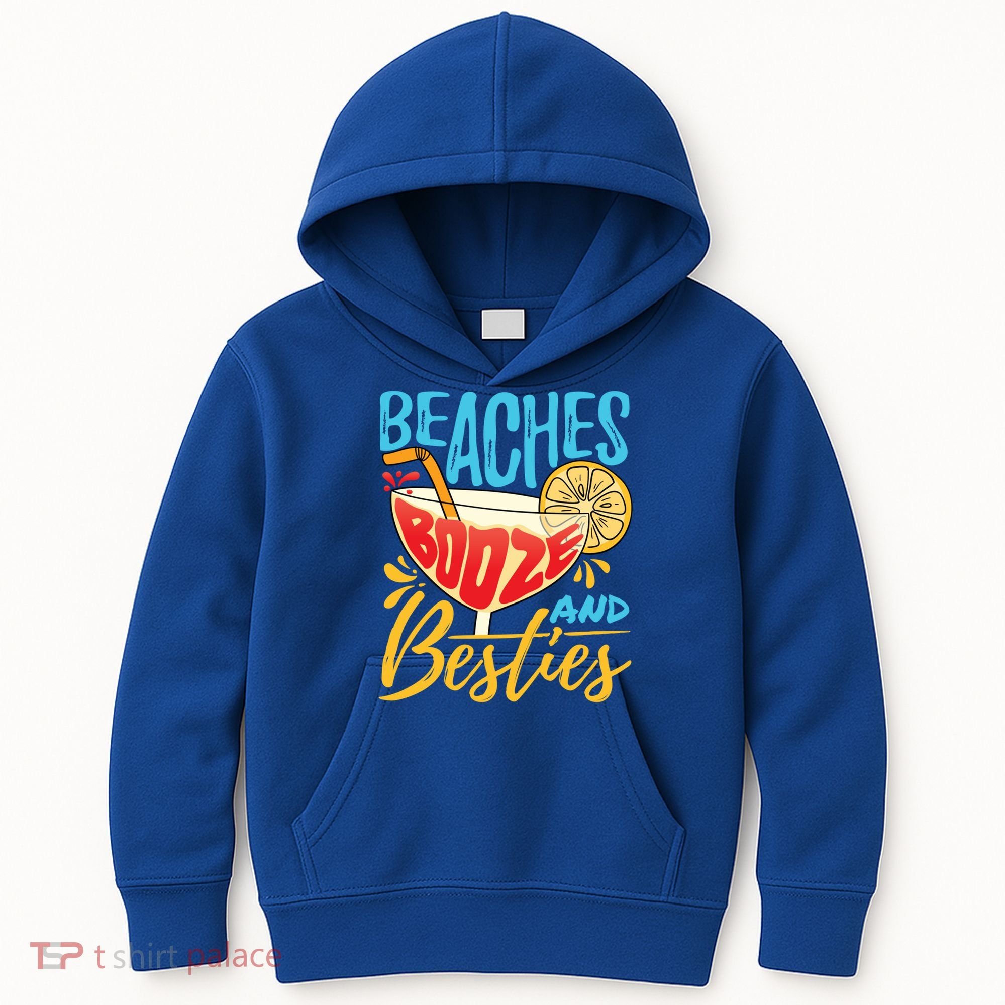 Island Party Beach Bachelorette Gift Beaches Booze And Besties Meaningful Gift Kids Hoodie