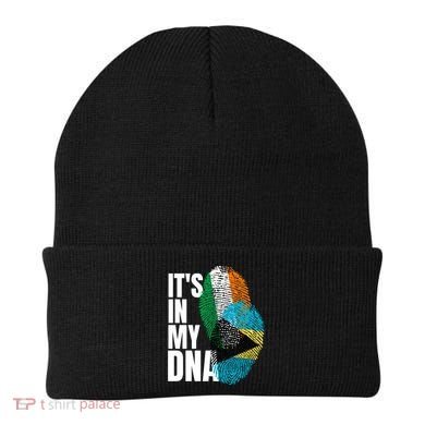 Irish Plus Bahamian Mix Dna Flag Heritage Gift Beanie