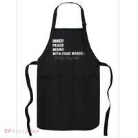Inner Peace Begins With Four Words Not My Fucking Problem Apron thumb 0