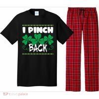 I Pinch Back Shamrock Funny St Patricks Day Pajama Set thumb 0