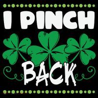 I Pinch Back Shamrock Funny St Patricks Day Mousepad thumb 1
