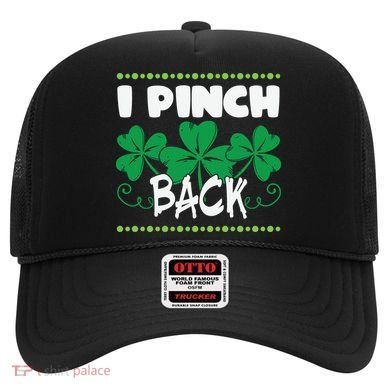 I Pinch Back Shamrock Funny St Patricks Day Hat