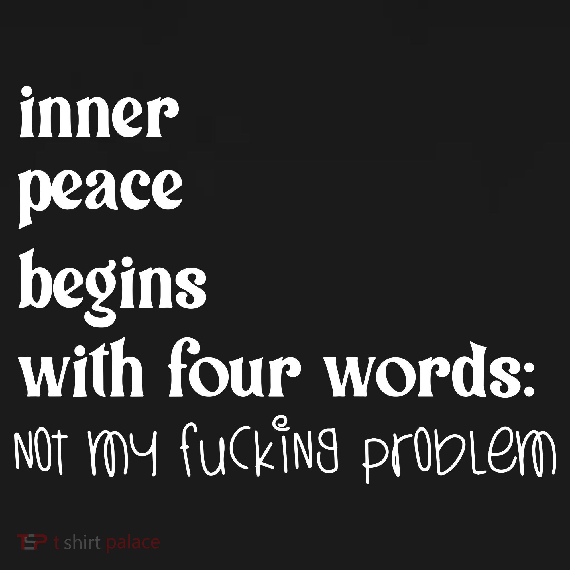 Inner Peace Begins With Four Words Impact Tech Backpack