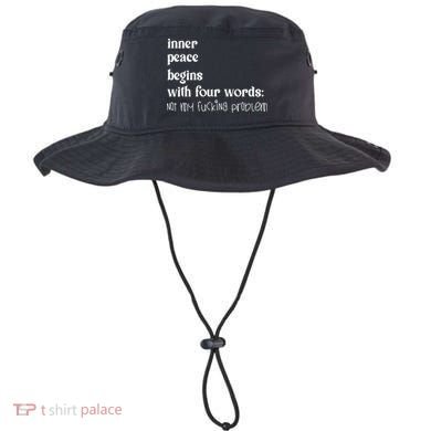 Inner Peace Begins With Four Words Bucket Hat