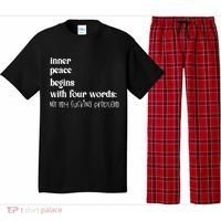 Inner Peace Begins With Four Words Pajama Set thumb 0
