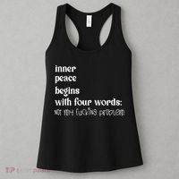 Inner Peace Begins With Four Words Women's Tank Top thumb 3