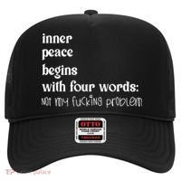 Inner Peace Begins With Four Words Hat thumb 0