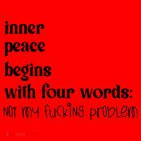 Inner Peace Begins With Four Words Santa Hat thumb 1